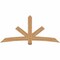 Ekena Millwork Alberta Smooth Timber Gable Bracket, Western Red Cedar, 84"W x 38"H x 5 1/2"D x 5 1/2"F, 11/12 Pitch GBW084X38X0606ALB00SWR - alternate 1